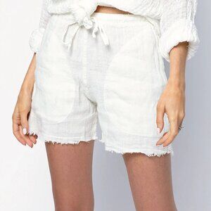 LA BOTTEGA DI BRUNELLA Women's Linen Tela Country Shorts